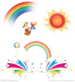 放射状星星 卡通