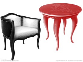 桌子及椅子笔刷