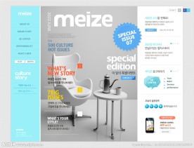 韩国精品网页模板