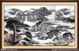 国画山水
