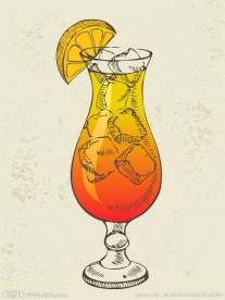 手绘饮料
