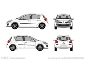 汽车模型 汽车模板