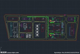 燃气厂总平面布置图