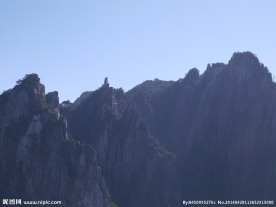 黄山风景山脉