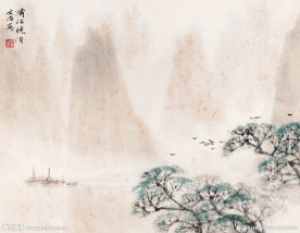 漓江晓泊