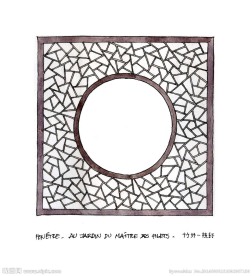 建筑局部画