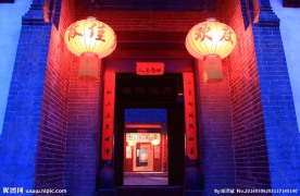 祠堂夜景