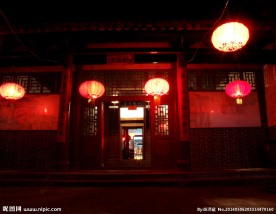 祠堂夜景