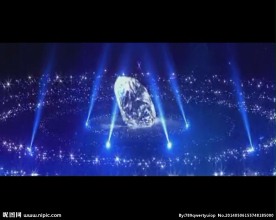 钻石灯光舞台背景视频