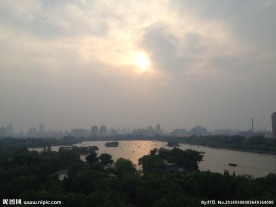 济南的夕阳