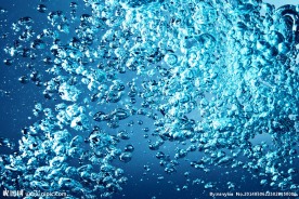 蓝色水花