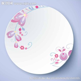 盘子花纹