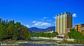 新疆阿勒泰市城市景观