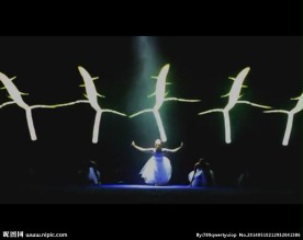 光影舞蹈舞台背景视频