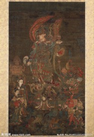 水陆画 工笔画