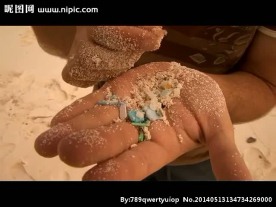 海滩环保视频素材