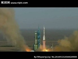 火箭发射视频素材