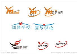 圆梦教育标志LOGO