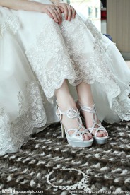 婚纱高跟鞋