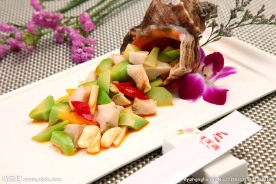 炝炒海螺肉
