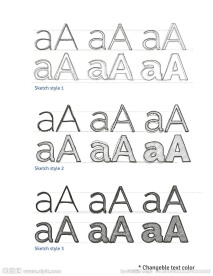 手写英文字母