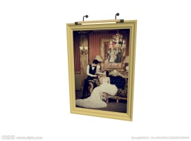 壁画模型（源文件无照片贴图）