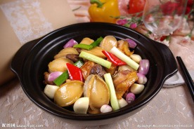 顺德扇鸡焖鲜鲍