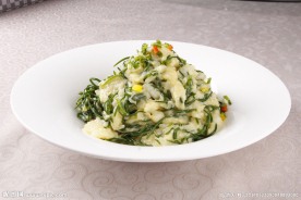 土豆泥拌沙葱