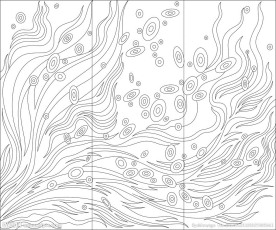 玻璃花纹