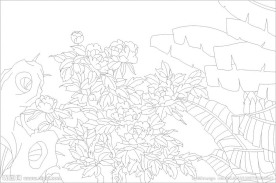 玻璃花纹