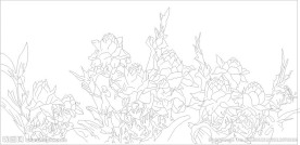 玻璃花纹