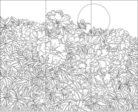 玻璃花纹
