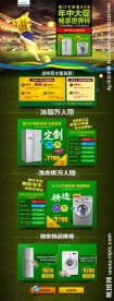 618世界杯淘宝天猫年中大促专题无代码PSD源文件