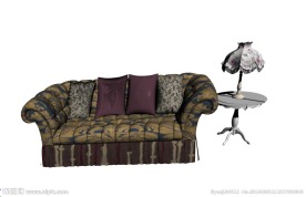 欧式沙发模型