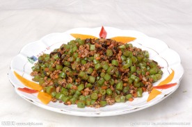 榄菜肉碎四季豆