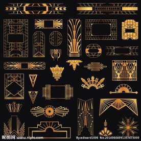 时尚条纹方格背景图标