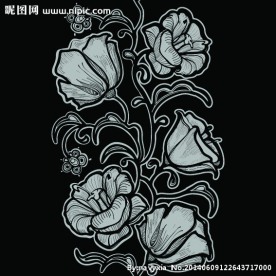手绘花卉