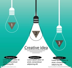 创意图标设计创新灯泡