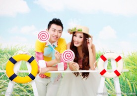 个性婚纱照 婚纱照