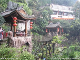 重庆 解放碑 吊脚楼  朝天门