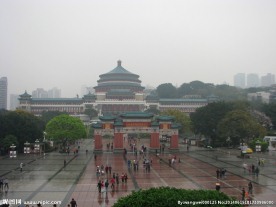 重庆 解放碑 吊脚楼  朝天门