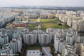 新加坡组屋建筑摄影