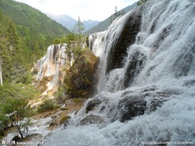 九寨沟珍珠滩瀑布