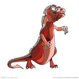 变色龙  卡通动物