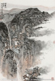 白云山居图