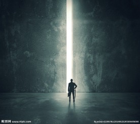 大门 商务插图 困境