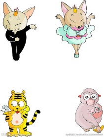 动物 卡通动物 动物大