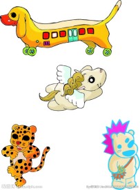 动物 卡通动物 动物大