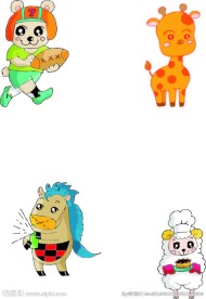 动物 卡通动物 动物大