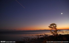 夜空流星